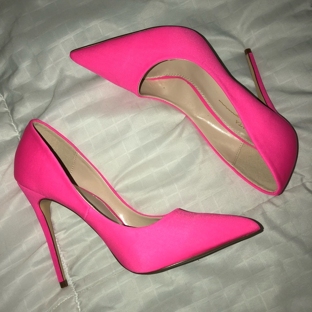 Pink heels